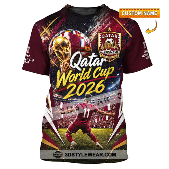 Unisex Shirt - Custom Qatar World Cup 2026 Shirt style option 1