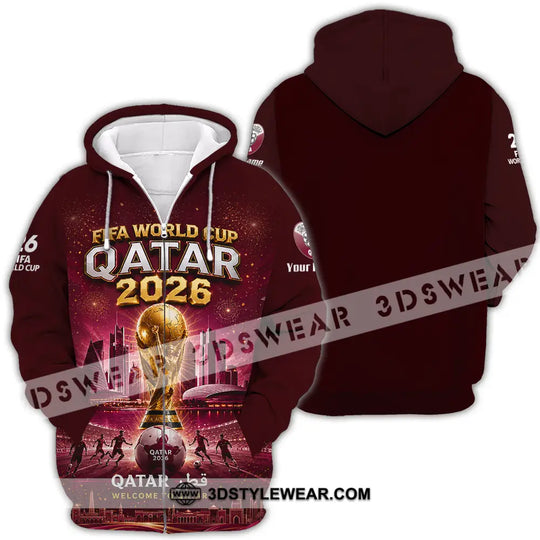 Unisex Shirt - Custom Qatar World Cup 2026 Shirt style option 4