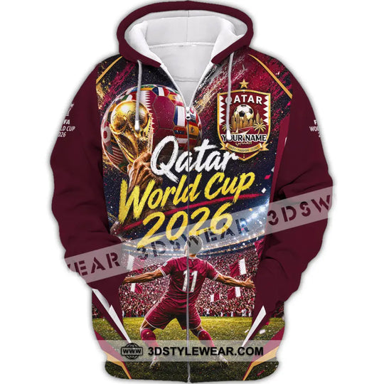 Unisex Shirt - Custom Qatar World Cup 2026 Shirt style option 3
