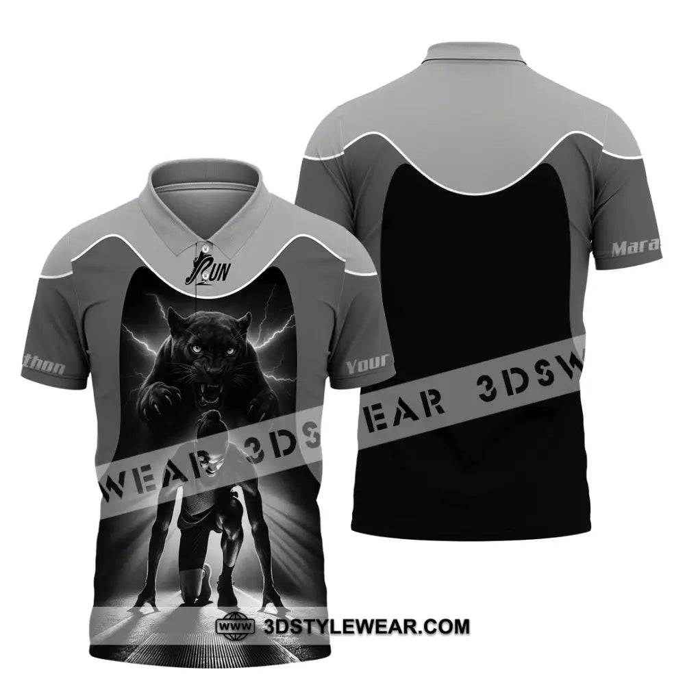 Unisex Shirt - Custom Ready To Run Love Running Shirt - Polo Shirt / S - T-shirt