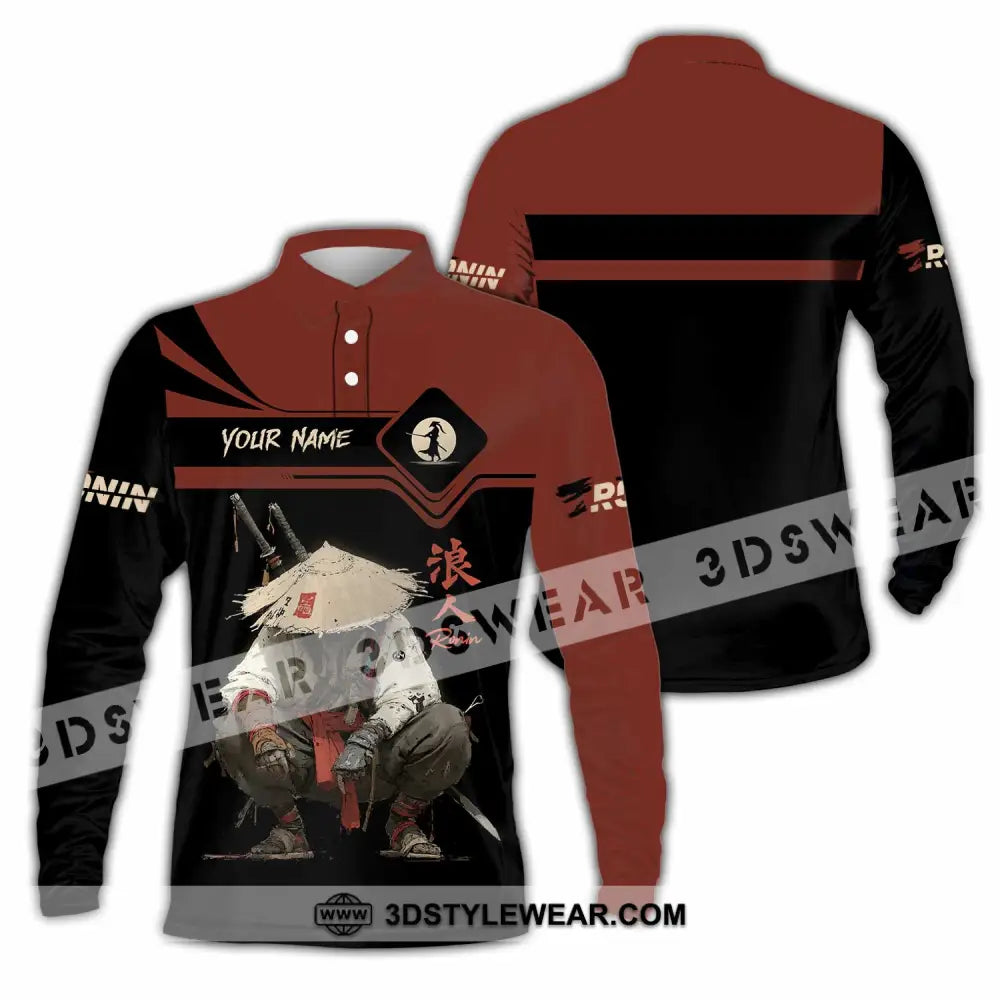 Unisex Shirt - Custom Ronin Shirt - Long Sleeve Polo / S - T-shirt