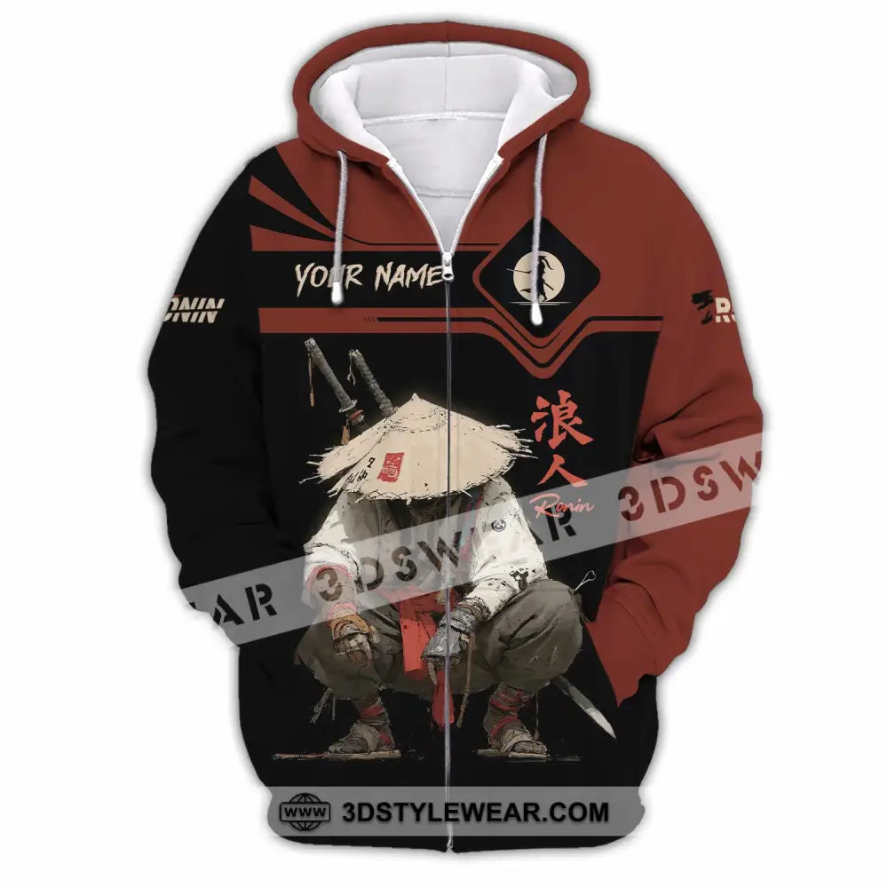 Unisex Shirt - Custom Ronin Shirt - Zipper Hoodie / S - T-shirt