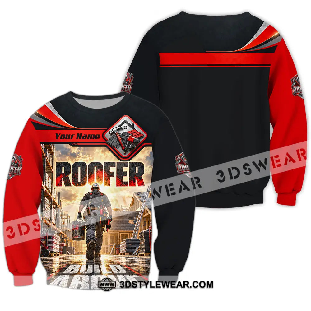 Unisex Shirt - Custom Roofer Shirt - Long Sleeve / S - T-shirt