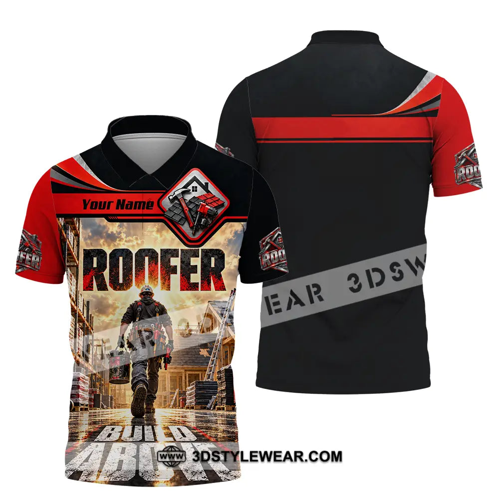 Unisex Shirt - Custom Roofer Shirt - Polo Shirt / S - T-shirt