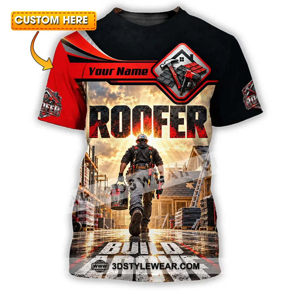 Unisex Shirt - Custom Roofer Shirt - T-shirt