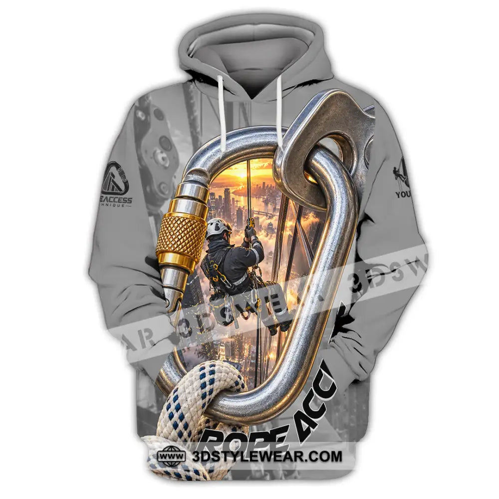 Unisex Shirt - Custom Rope Access Technician Shirt - Hoodie / S - T-shirt