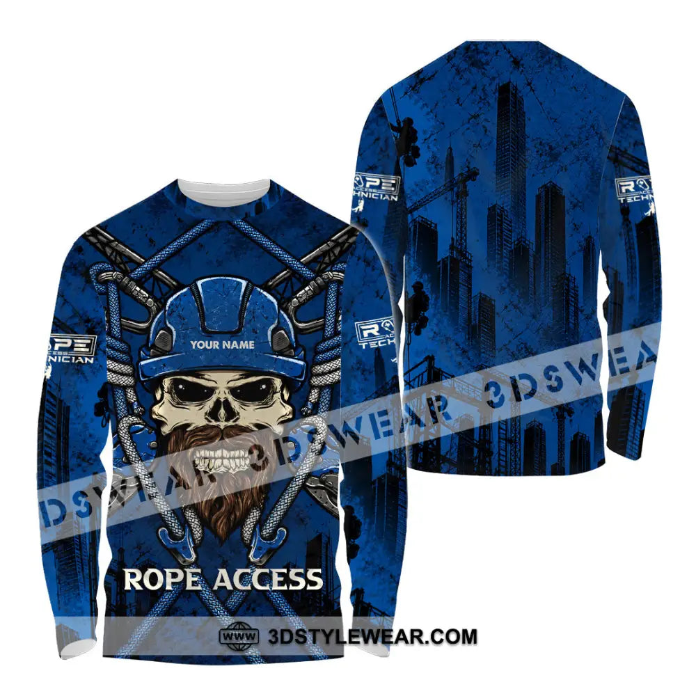 Unisex Shirt - Custom Rope Access Technician Shirt - Long Sleeve Shirt / S - T-shirt
