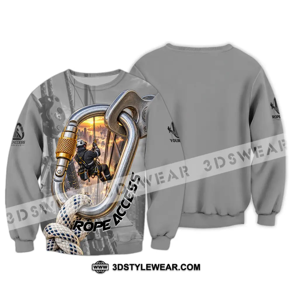 Unisex Shirt - Custom Rope Access Technician Shirt - Long Sleeve / S - T-shirt