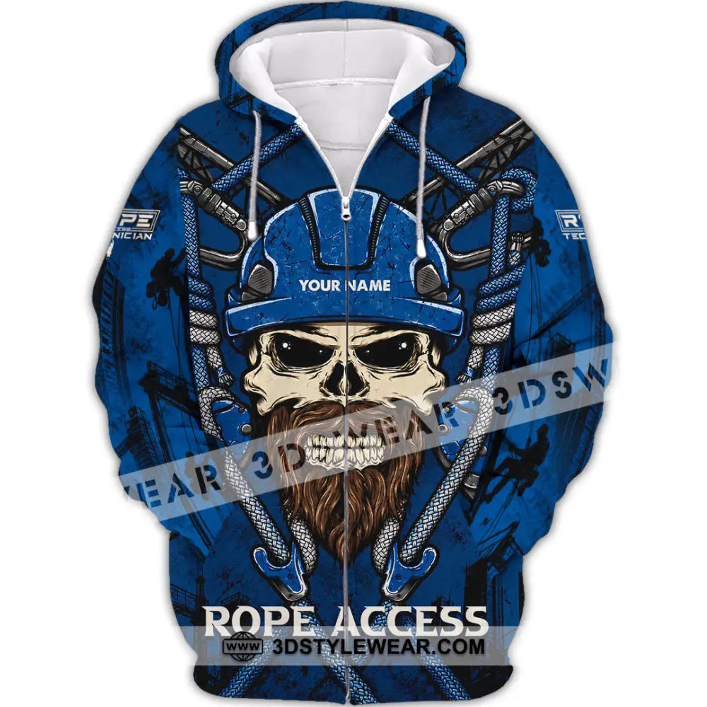 Unisex Shirt - Custom Rope Access Technician Shirt - Zipper Hoodie / S - T-shirt
