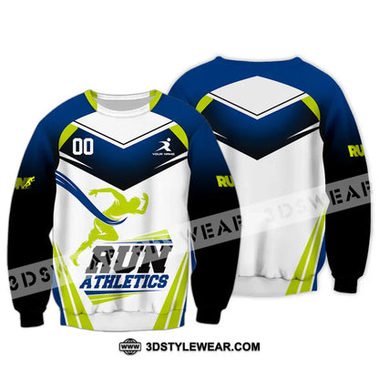 Unisex Shirt - Custom Run Athletics 3D Shirt - Long Sleeve / S - T-shirt