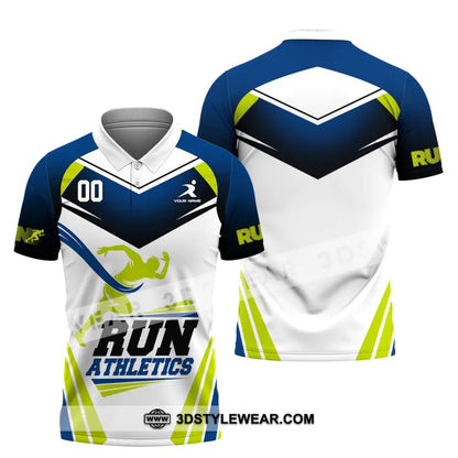 Unisex Shirt - Custom Run Athletics 3D Shirt - Polo Shirt / S - T-shirt