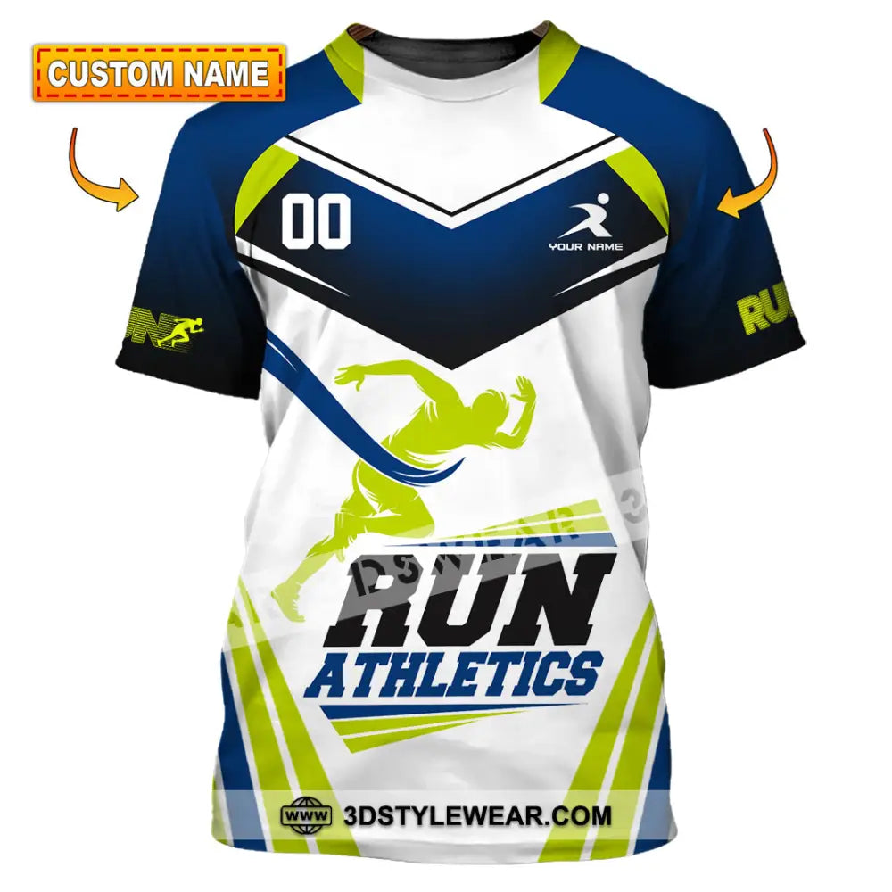 Unisex Shirt - Custom Run Athletics 3D Shirt - T-shirt