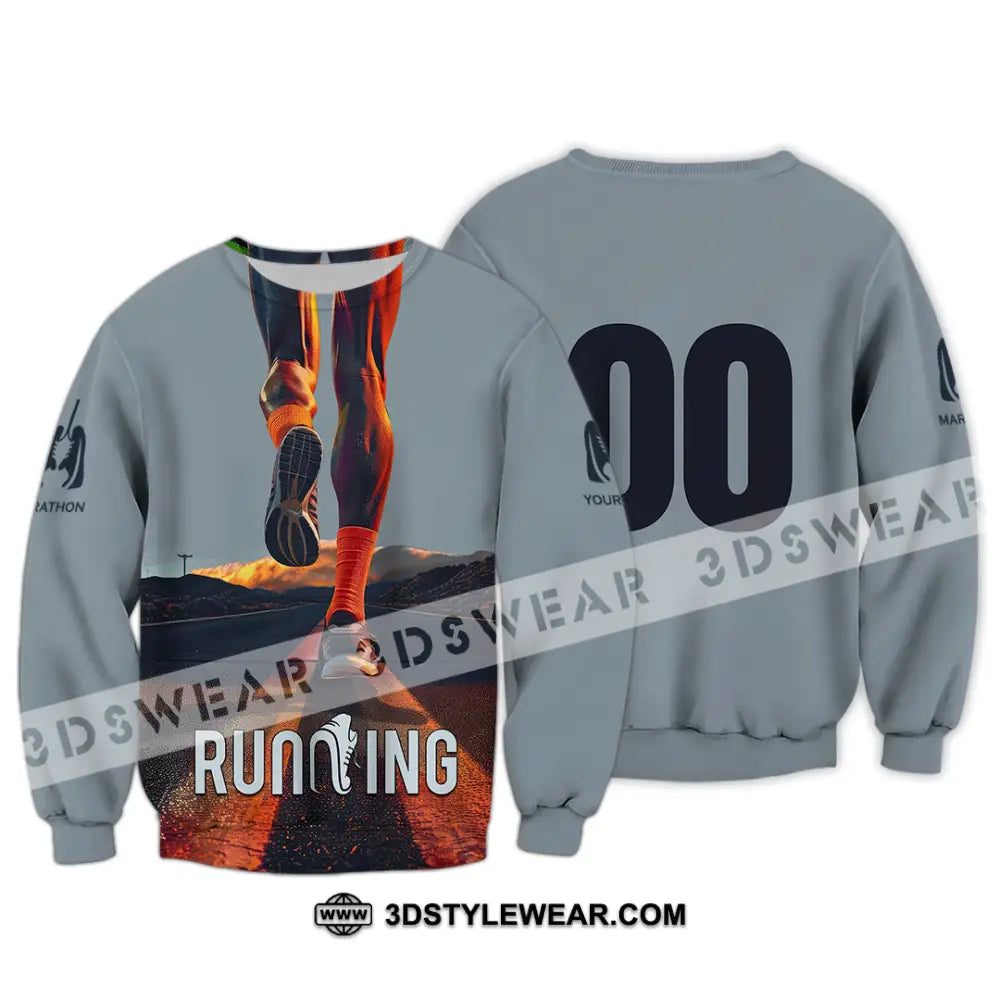 Unisex Shirt - Custom Run For Fun Running Lover Sport Shirt - Long Sleeve / S - T-shirt