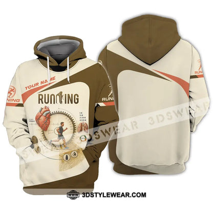 Unisex Shirt - Custom Run For Health Running Lover Shirt - Hoodie / S - T-shirt