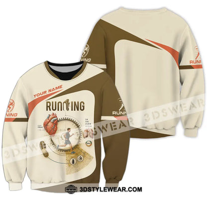 Unisex Shirt - Custom Run For Health Running Lover Shirt - Long Sleeve / S - T-shirt