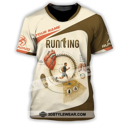 Unisex Shirt - Custom Run For Health Running Lover Shirt - T-Shirt / S - T-shirt