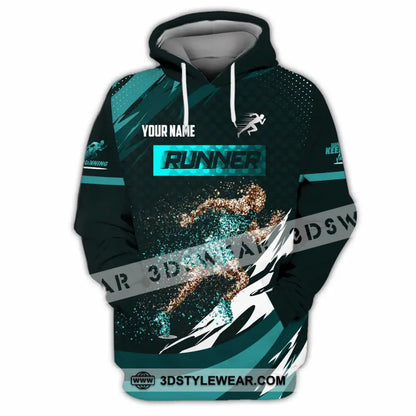 Unisex Shirt - Custom Runner 3D Shirt - Hoodie / S - T-shirt
