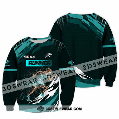 Unisex Shirt - Custom Runner 3D Shirt - Long Sleeve / S - T-shirt