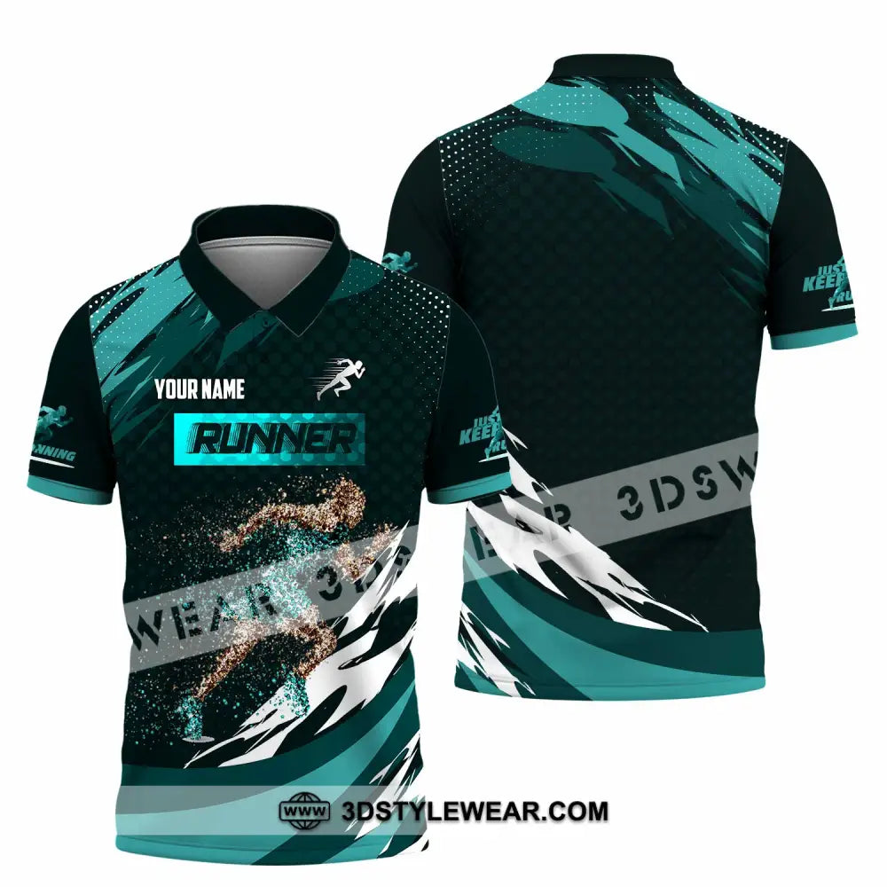 Unisex Shirt - Custom Runner 3D Shirt - Polo Shirt / S - T-shirt