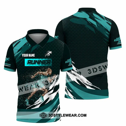 Unisex Shirt - Custom Runner 3D Shirt - Polo Shirt / S - T-shirt
