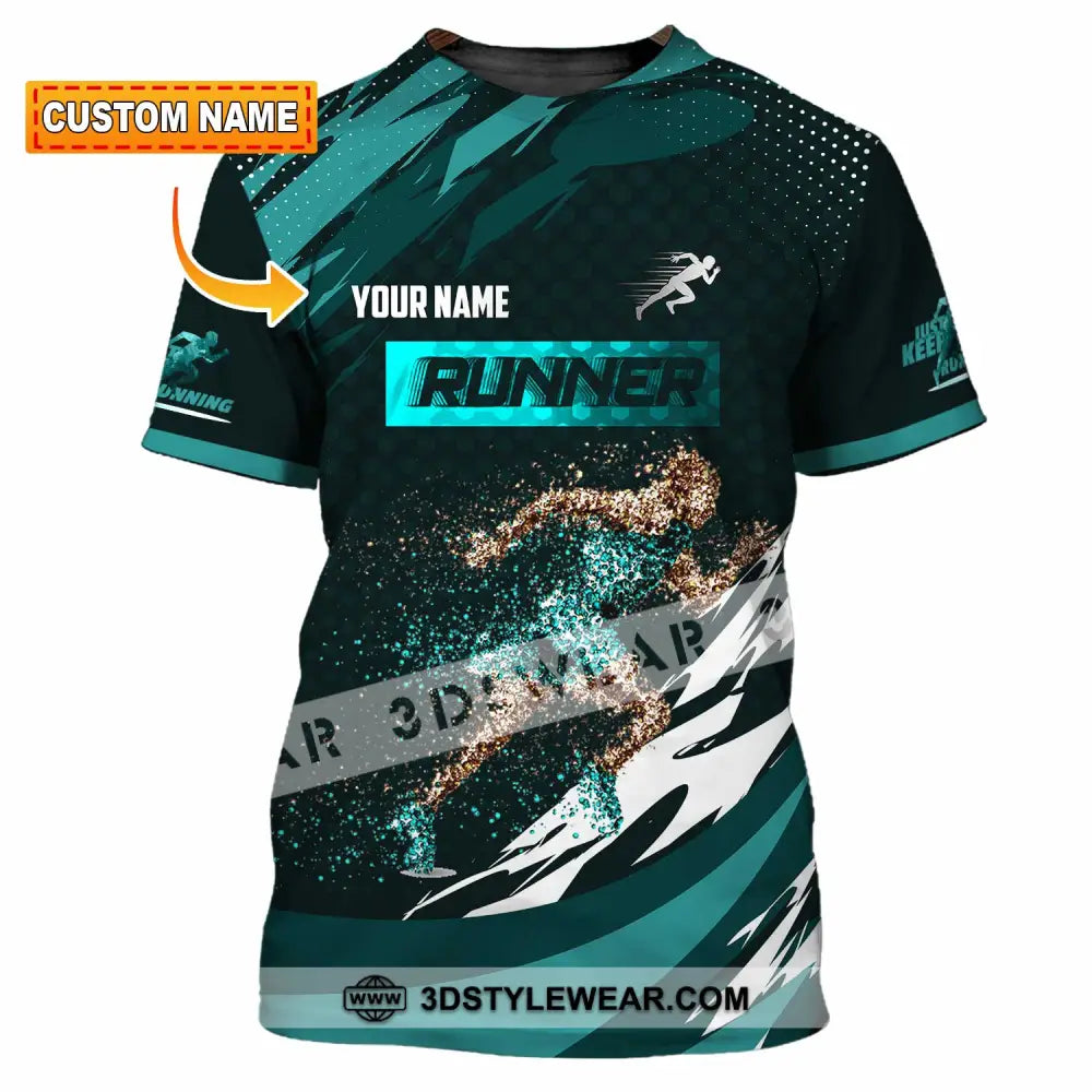 Unisex Shirt - Custom Runner 3D Shirt - T-shirt