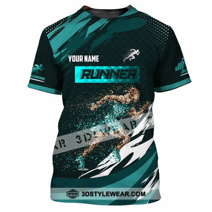 Unisex Shirt - Custom Runner 3D Shirt - T-Shirt / S - T-shirt