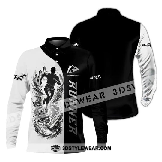 Unisex Shirt - Custom Runner Shirt style option 4