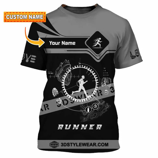 Unisex Shirt - Custom Runner Shirt style option 1
