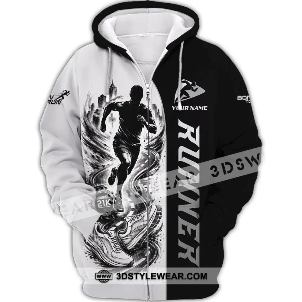Unisex Shirt - Custom Runner Shirt - Zipper Hoodie / S - T-shirt