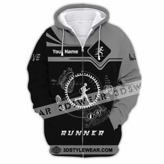 Unisex Shirt - Custom Runner Shirt style option 3
