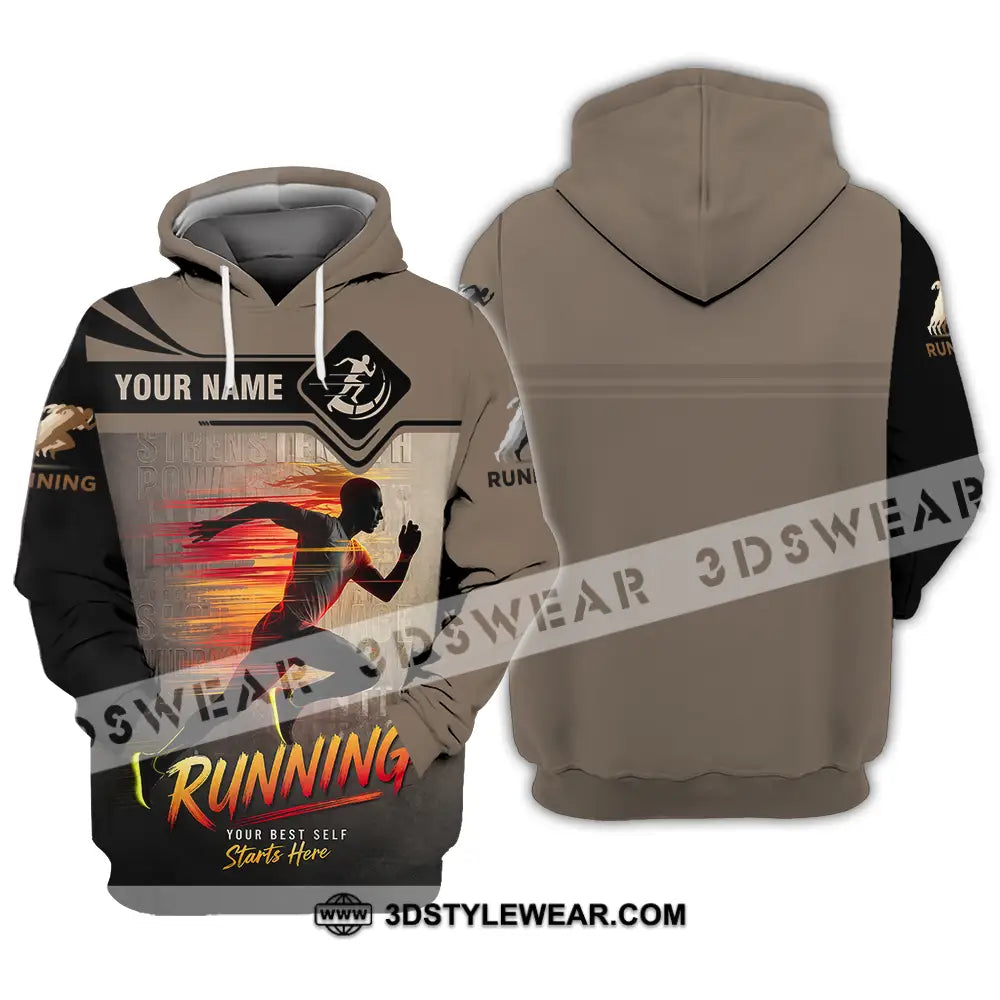 Unisex Shirt - Custom Running 3D Shirt - Hoodie / S - T-shirt