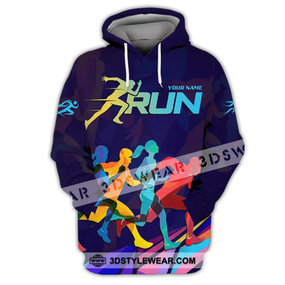 Unisex Shirt - Custom Running 3D Shirt - Hoodie / S - T-shirt