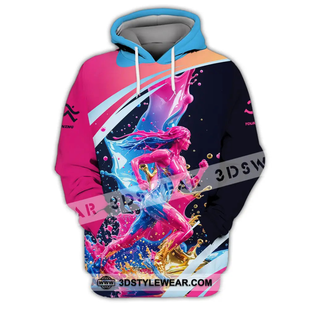 Unisex Shirt - Custom Running 3D Shirt - Hoodie / S - T-shirt