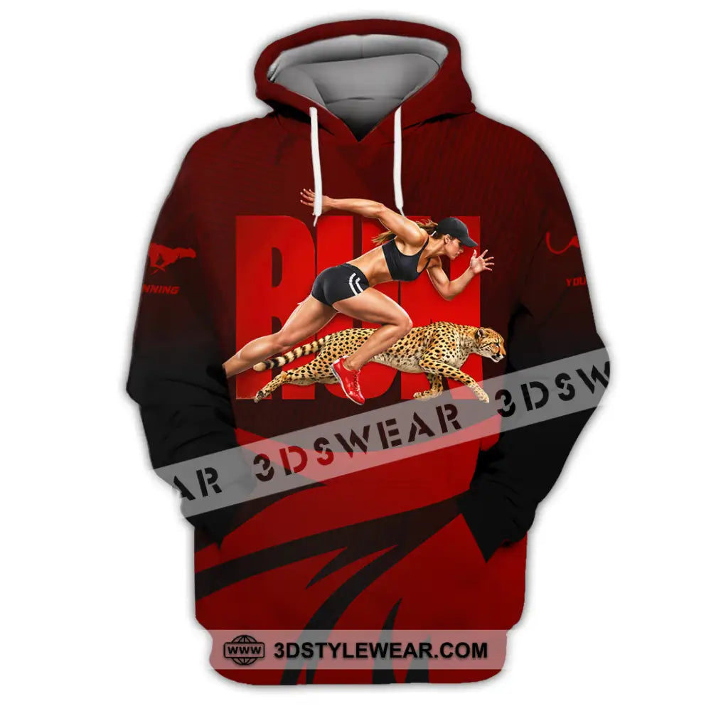 Unisex Shirt - Custom Running 3D Shirt - Hoodie / S - T-shirt