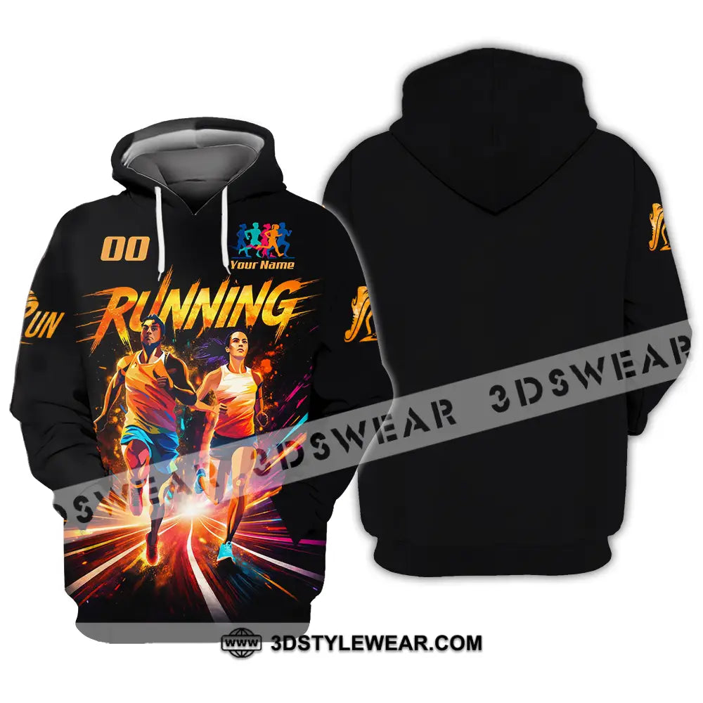 Unisex Shirt - Custom Running 3D Shirt - Hoodie / S - T-shirt