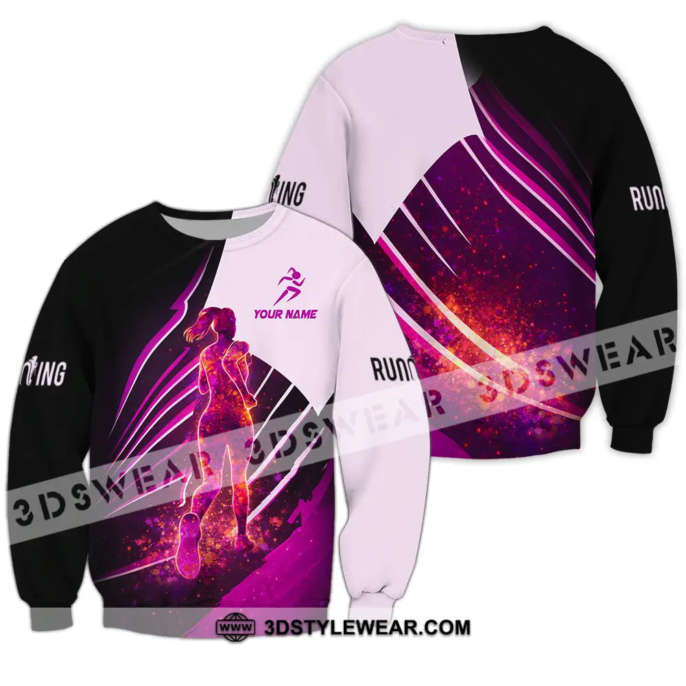 Unisex Shirt - Custom Running 3D Shirt - Long Sleeve / S - T-shirt