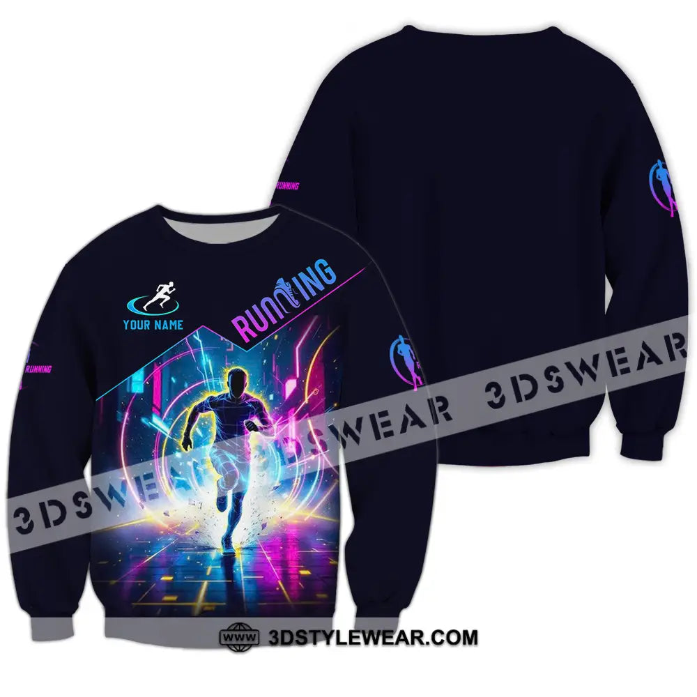 Unisex Shirt - Custom Running 3D Shirt - Long Sleeve / S - T-shirt
