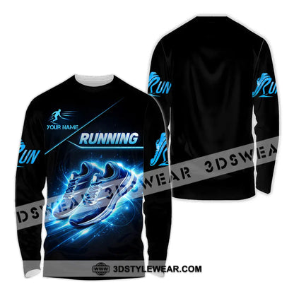 Unisex Shirt - Custom Running 3D Shirt - Long Sleeve Shirt / S - T-shirt