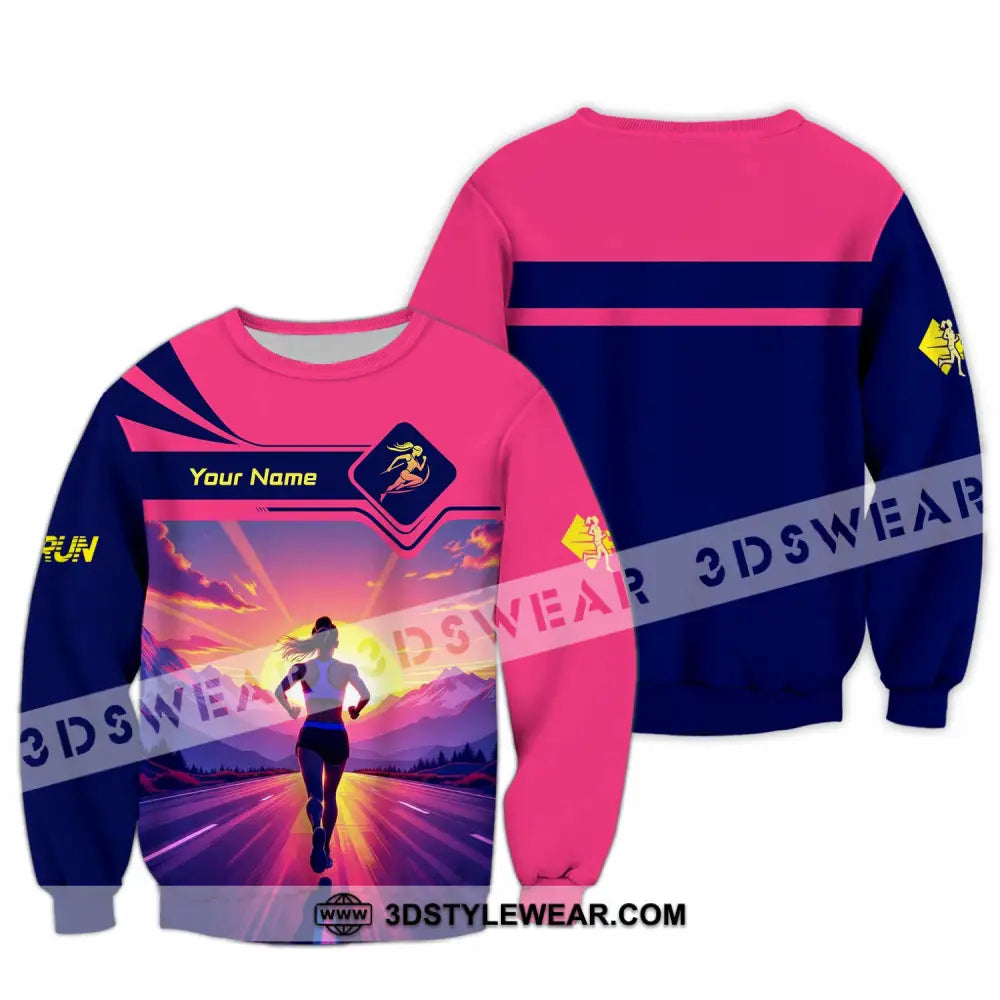 Unisex Shirt - Custom Running 3D Shirt - Long Sleeve / S - T-shirt