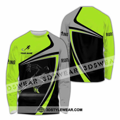 Unisex Shirt - Custom Running 3D Shirt - Long Sleeve Shirt / S - T-shirt