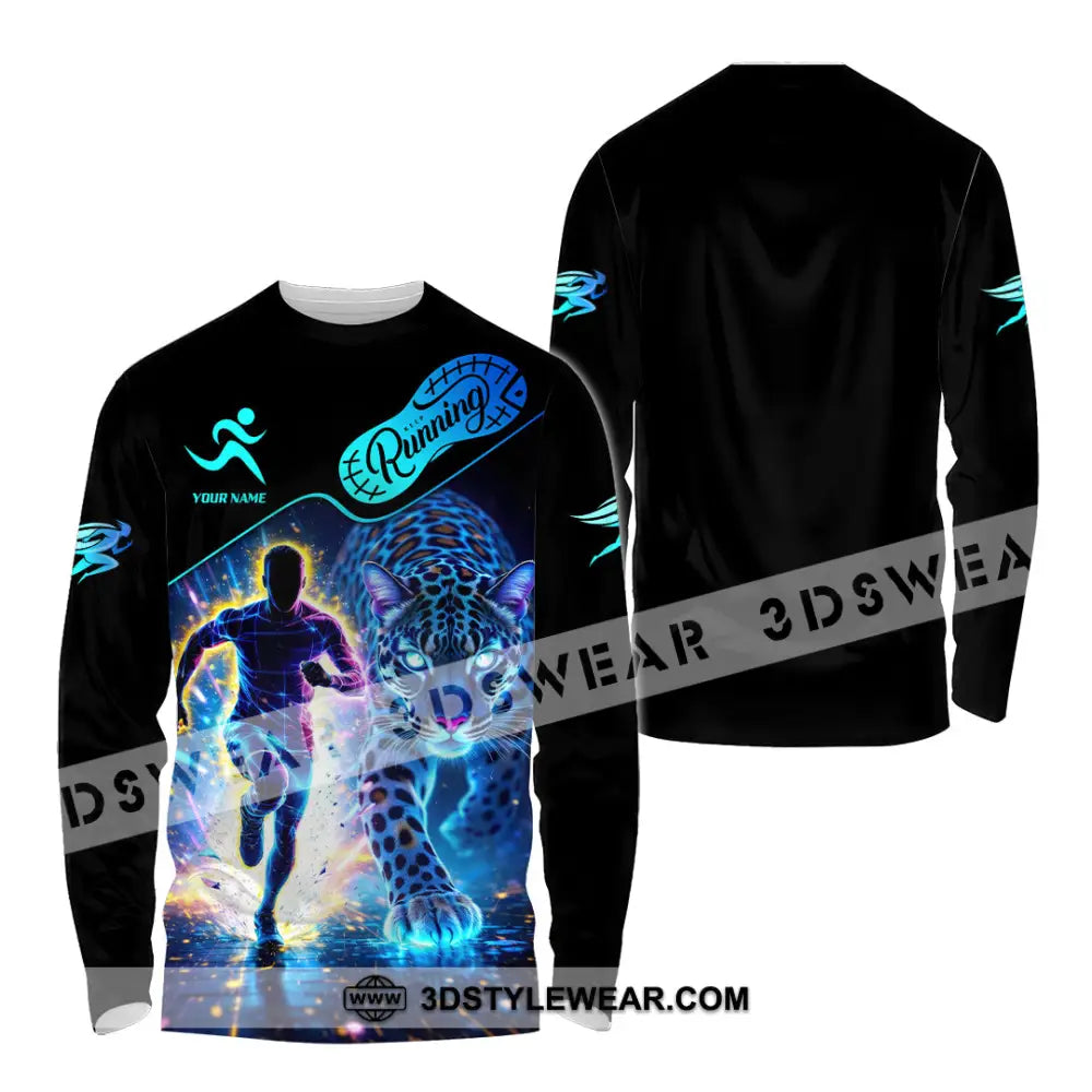 Unisex Shirt - Custom Running 3D Shirt - Long Sleeve Shirt / S - T-shirt