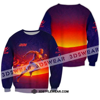 Unisex Shirt - Custom Running 3D Shirt - Long Sleeve / S - T-shirt