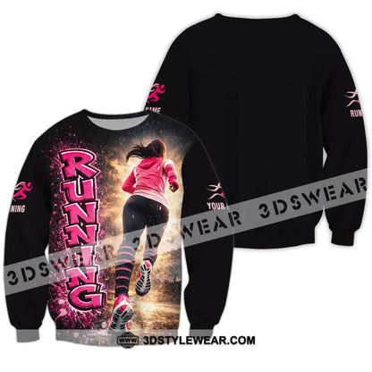 Unisex Shirt - Custom Running 3D Shirt - Long Sleeve / S - T-shirt