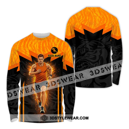 Unisex Shirt - Custom Running 3D Shirt - Long Sleeve Shirt / S - T-shirt