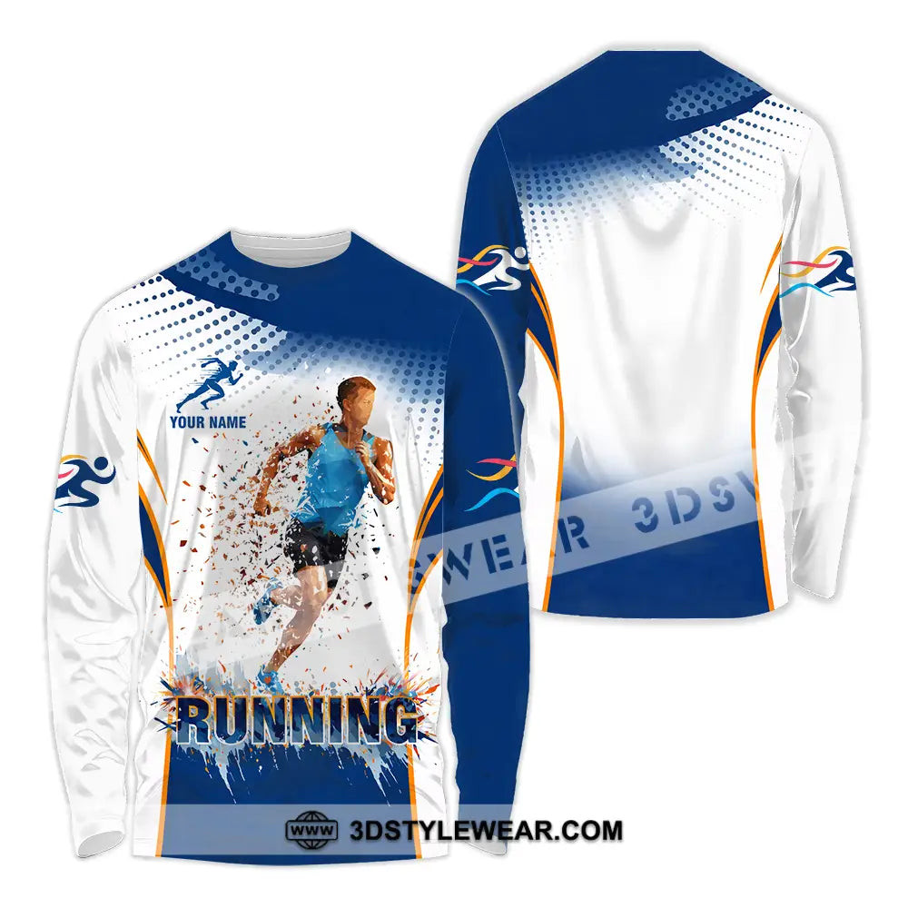 Unisex Shirt - Custom Running 3D Shirt - Long Sleeve Shirt / S - T-shirt