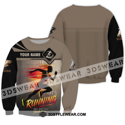 Unisex Shirt - Custom Running 3D Shirt - Long Sleeve / S - T-shirt