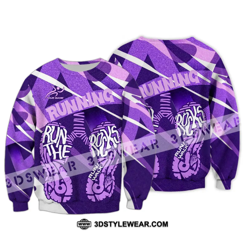 Unisex Shirt - Custom Running 3D Shirt - Long Sleeve / S - T-shirt