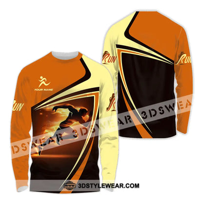 Unisex Shirt - Custom Running 3D Shirt - Long Sleeve Shirt / S - T-shirt