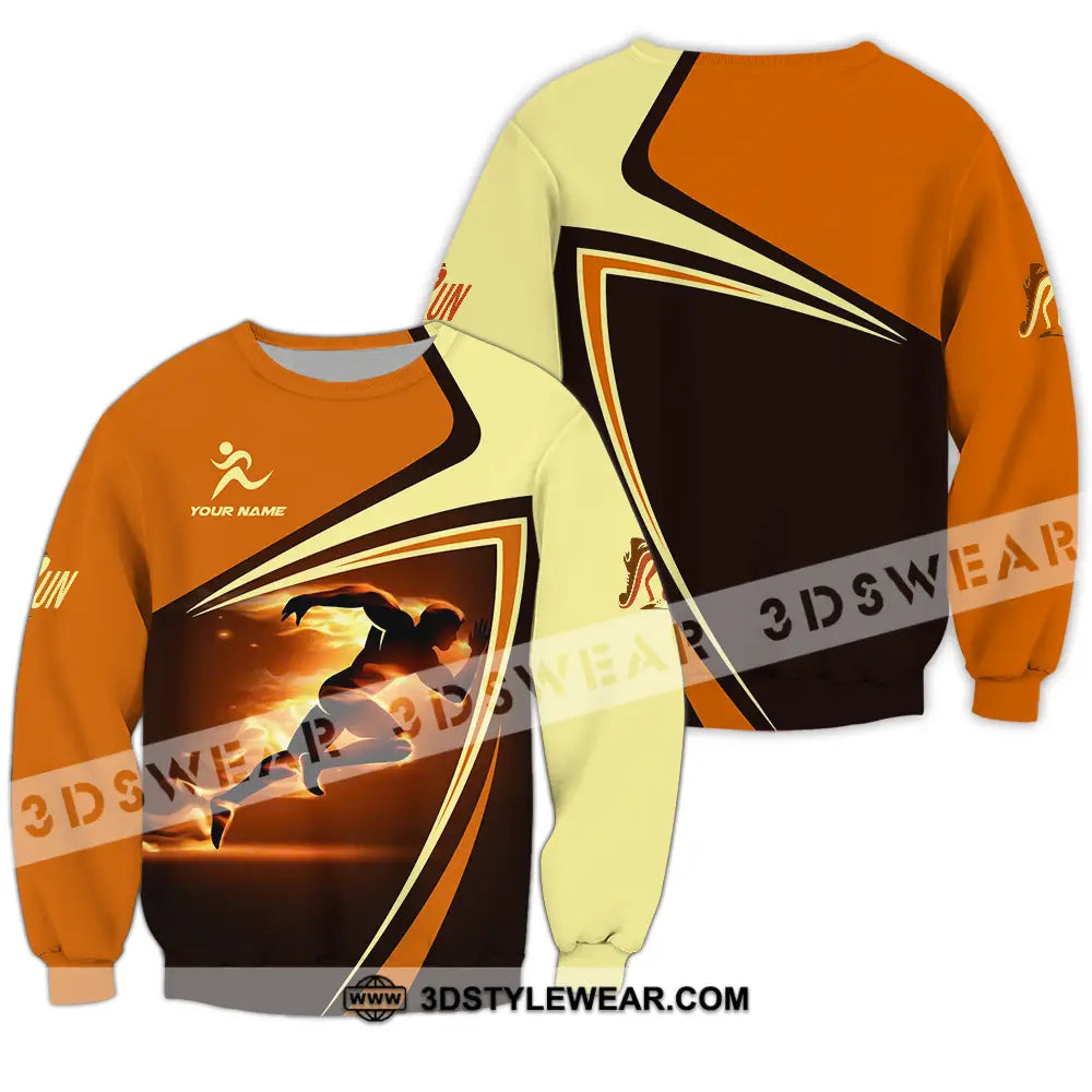 Unisex Shirt - Custom Running 3D Shirt - Long Sleeve / S - T-shirt