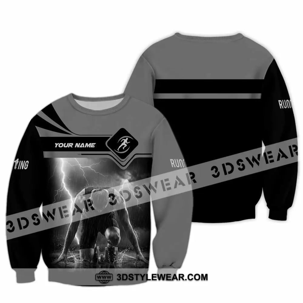 Unisex Shirt - Custom Running 3D Shirt - Long Sleeve / S - T-shirt